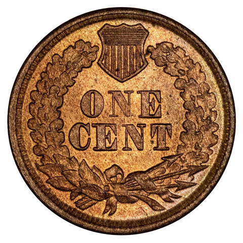 1864 Bronze Indian Head Cent - Brilliant Uncirculated Red