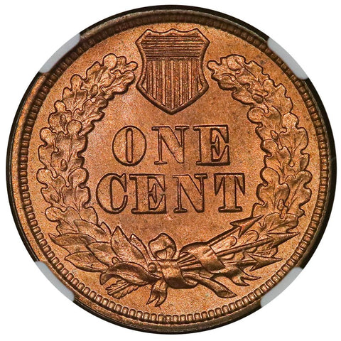 1865 Indian Cent - NGC MS 64 RD - Choice Uncirculated Red
