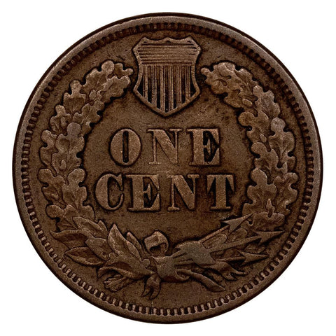 1867 Indian Head Cent - Fine