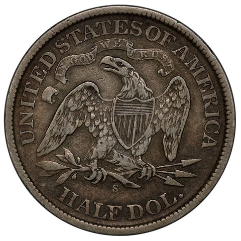 1868-S Seated Liberty Half Dollar - Very Fine