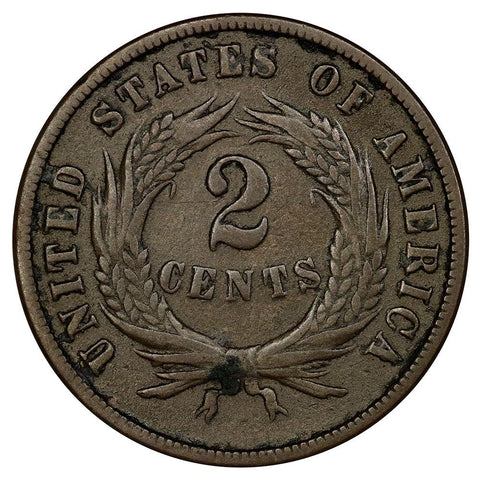 1870 Two Cent Piece - Fine