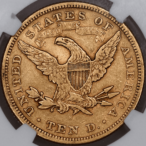 1870-S $10 Liberty Gold Eagle - NGC XF Details Obverse Damage