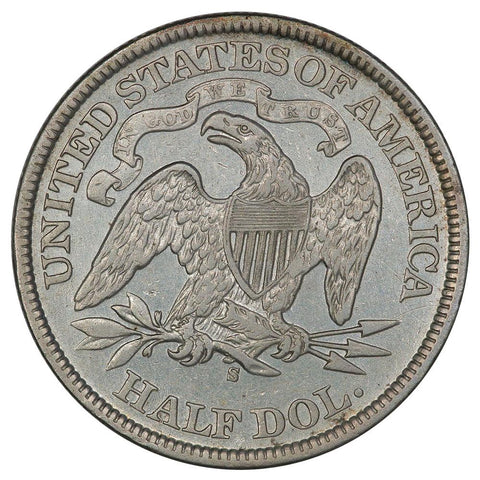 1871-S Seated Liberty Half Dollar - Extremely Fine Details
