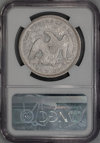 1872 Seated Liberty Dollar - NGC XF Details (Obv Scratch)