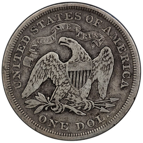 1872 Seated Liberty Dollar - Very Good