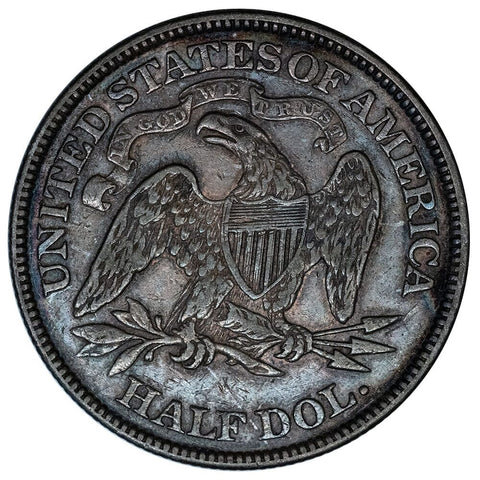 1872 Seated Liberty Half Dollar - Very Fine+
