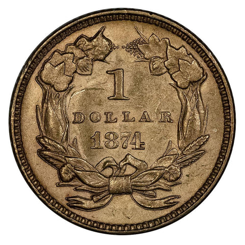 1874 Type-3 Gold Dollar - Brilliant Uncirculated