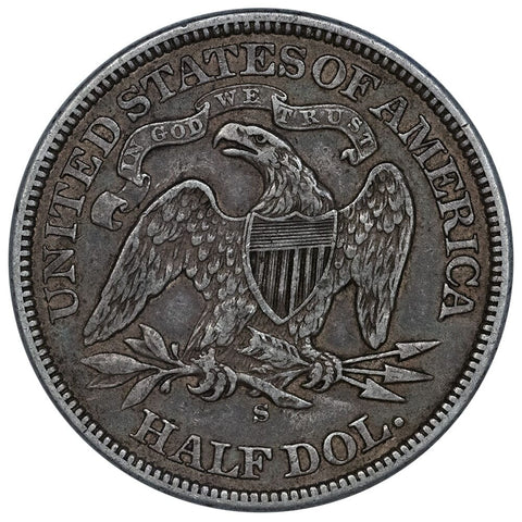 1874-S Arrows Seated Liberty Half Dollar - Extremely Fine