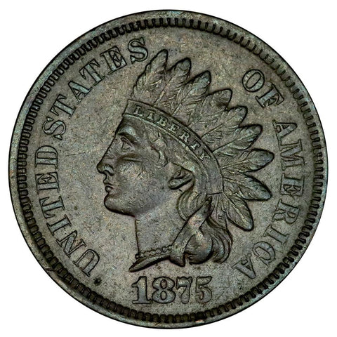 1875 Indian Head Cent - Very Fine