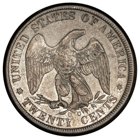 1875-CC Twenty Cent Piece - Fine/Very Fine