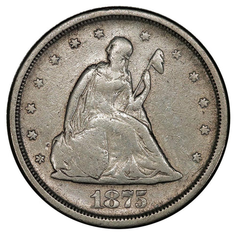 1875-S Twenty Cent Piece - Fine