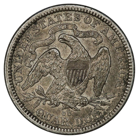 1876-CC Seated Liberty Quarter - Extremely Fine