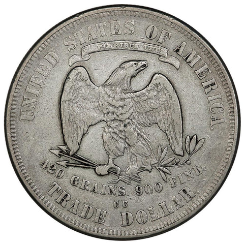 1876-CC Trade Dollar - Very Fine - Carson City