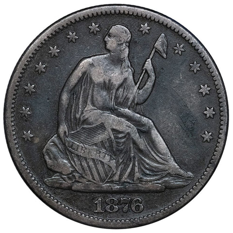 1876-S Seated Liberty Half Dollar - Very Fine