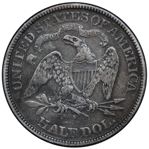 1876-S Seated Liberty Half Dollar - Very Fine