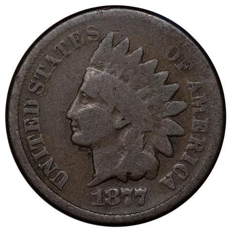 Key-Date 1877 Indian Head Cent - Good