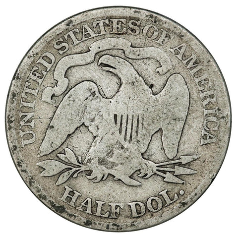 1877 Seated Liberty Half Dollar - About Good+