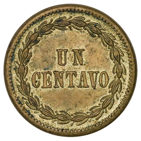 1877 Dominican Republic Centavo KM.3 - About Uncirculated