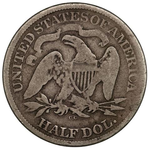 1877-CC Seated Liberty Half Dollar - Good+