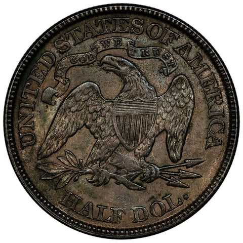 1877 Seated Liberty Half Dollar - Extremely Fine
