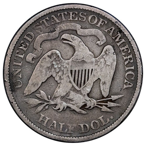 1875 Seated Liberty Half Dollar - Good+