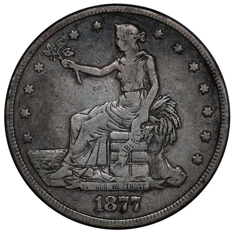 1877 Trade Dollar - Very Good