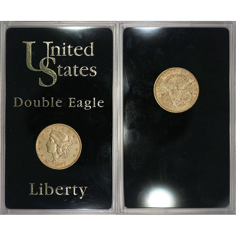 1877-S $20 Liberty Double Eagle Gold Coin - Extremely Fine