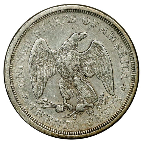 1875-S Twenty Cent Piece - Extremely Fine