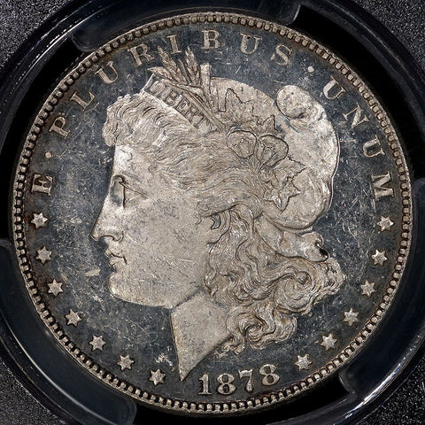 1878 7TF Reverse of 1878 Morgan Dollar - PCGS MS 60 PL