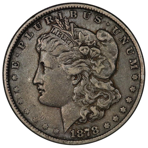 1878 8 Tailfeather Morgan Dollar - Very Fine
