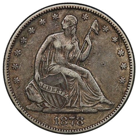 1878 Seated Liberty Half Dollar - Very Fine+