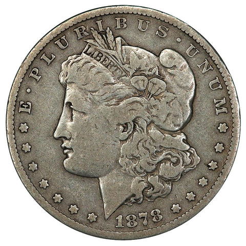 1878-CC Morgan Dollar VAM-17 Line in Eye - Fine