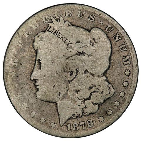 1878-CC Morgan Dollar - About Good - Carson City