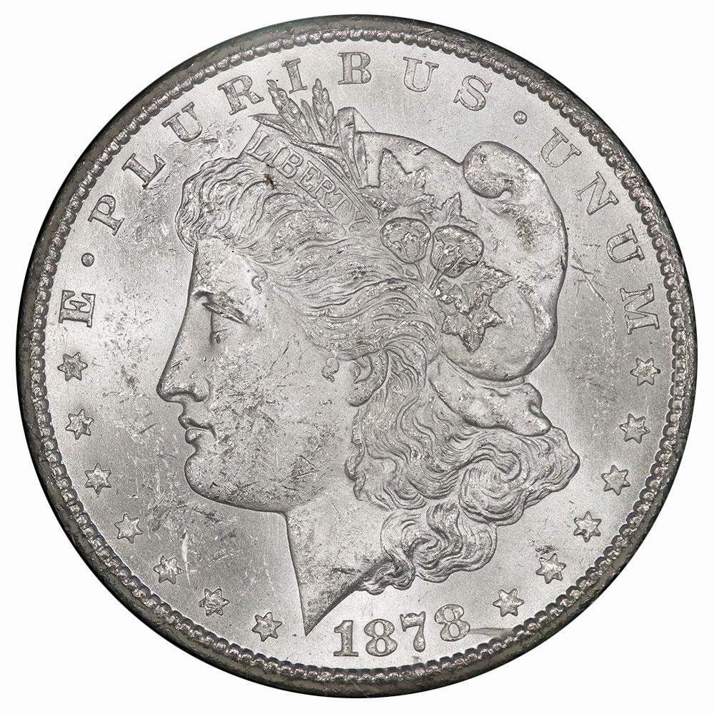 1878-CC Morgan Silver Dollar Brilliant Uncirculated - BU