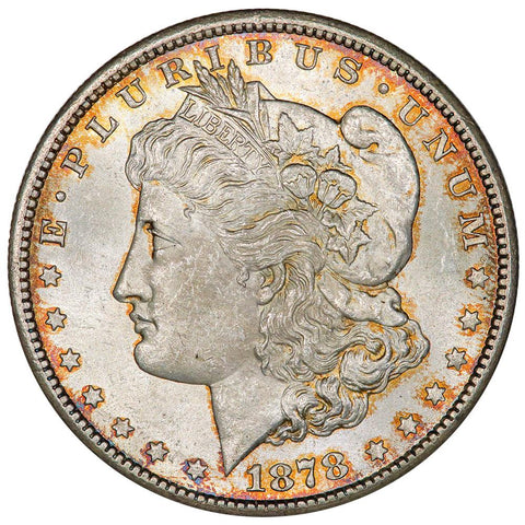 1878-CC Morgan Dollar - Gorgeous Choice Toned Uncirculated
