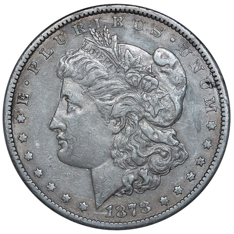 1878-CC Morgan Dollar - Very Fine+ - Carson City First Year Morgan