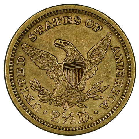 1878-S $2.5 Liberty Gold Coin - Nominal About Uncirculated