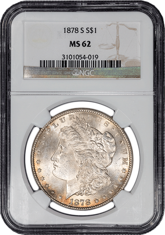 1878-S Morgan Dollar VAM-40  in NGC MS 62