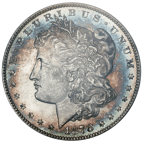 1878 Morgan Dollar - ANACS MS 63 - Pretty Toning