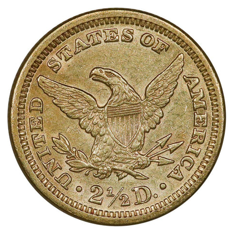 1879 $2.5 Liberty Gold Coin - Choice About Uncirculated
