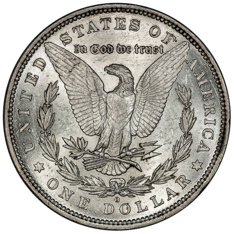 1879-O Morgan Dollar - Top 100 VAM-4 O over Horizontal O - About Uncirculated