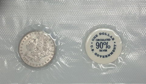 1879-O Morgan Dollar in GSA Softpack, About Uncirculated