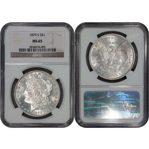 1879-S Morgan Dollar - NGC MS 65 - Gem Brilliant Uncirculated