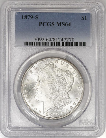 1879-S Morgan Dollar - PCGS MS 64 - Choice Brilliant Uncirculated