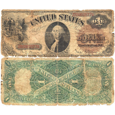 1880 "Sawhorse" $1 Legal Tender Note - Fr. 29 - Good