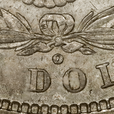 1880/79-O Micro O Morgan Dollar Top-100 VAM-4 - NGC AU 55