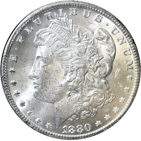 1880-CC Morgan Dollar in GSA, Brilliant Uncirculated, Includes Box/Cert