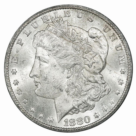 GSA 1880-CC Morgan Dollar Top 100 VAM-5 8/7 Overdate - Brilliant Uncirculated