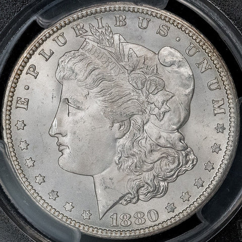 1880-CC Morgan Dollar in PCGS MS 66