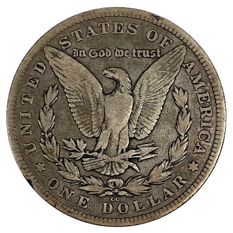 1880-CC Morgan Dollar Reverse of 1879 - Very Good+